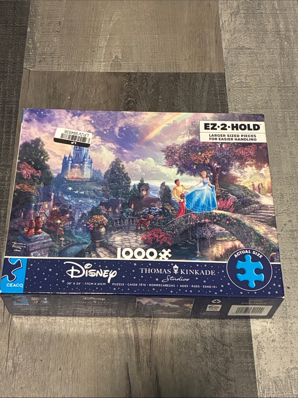Disney Thomas Kinkade Cinderella Puzzle - Purple, Blue, Pink
